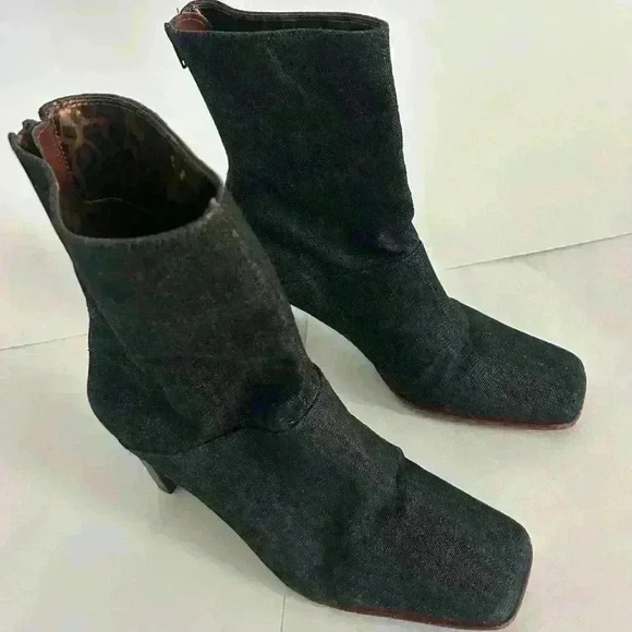 Amanda Smith Shoes - Vintage Denim Bootie Amanda Smith, Size 9